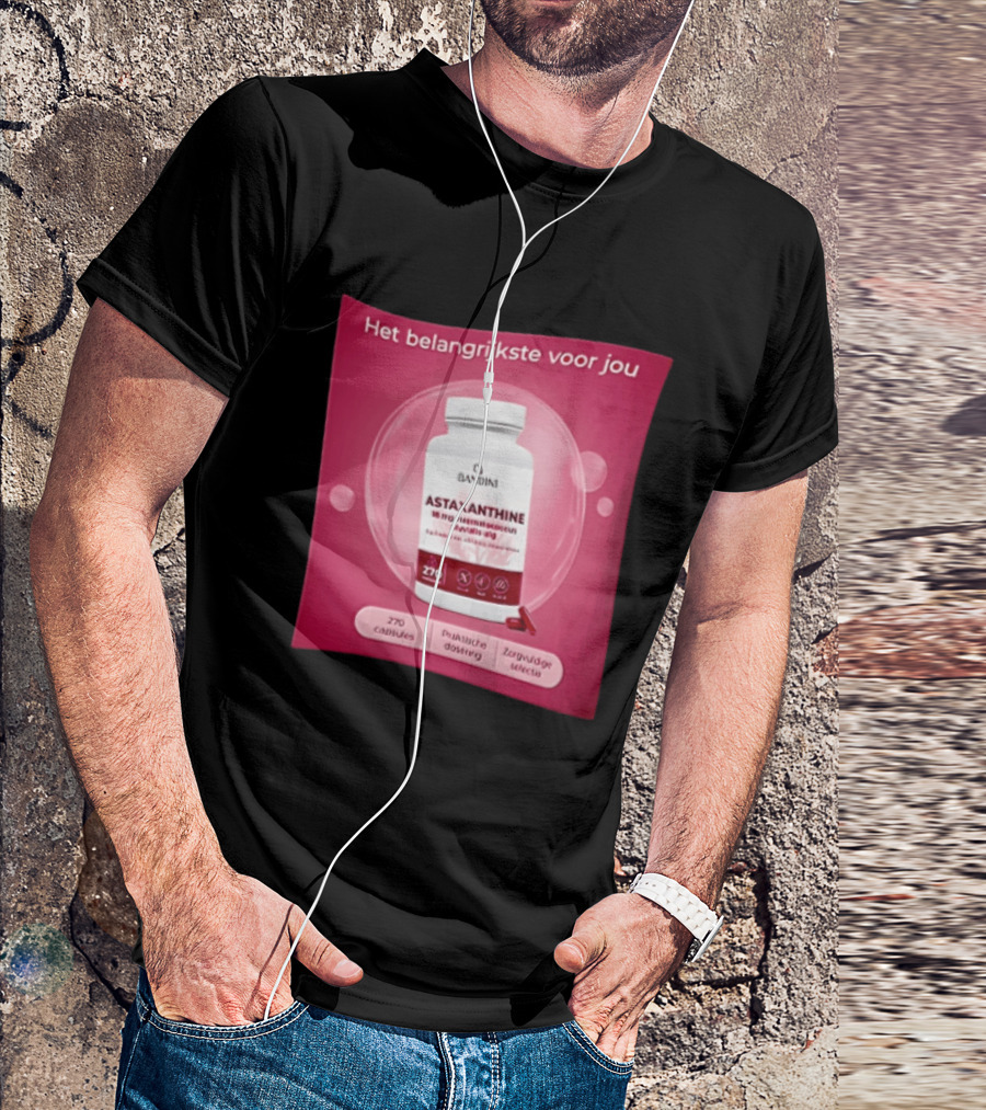 Het Belangrijkste Voor Jou Astaxanthine 18 Mg Haematococcus Pluvialis Alg 270 Capsules Zorghoede Selectie T-Shirt