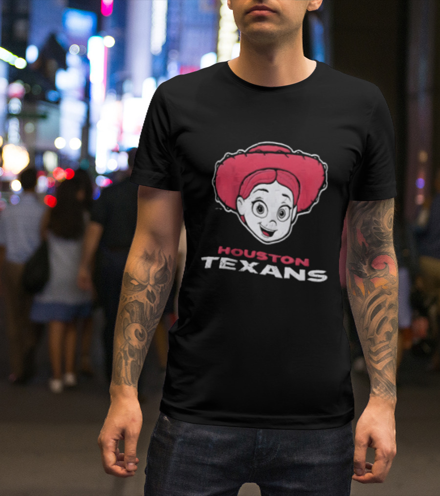 Houston Texans Disney Toy Story Jessie Collaboration T-Shirt