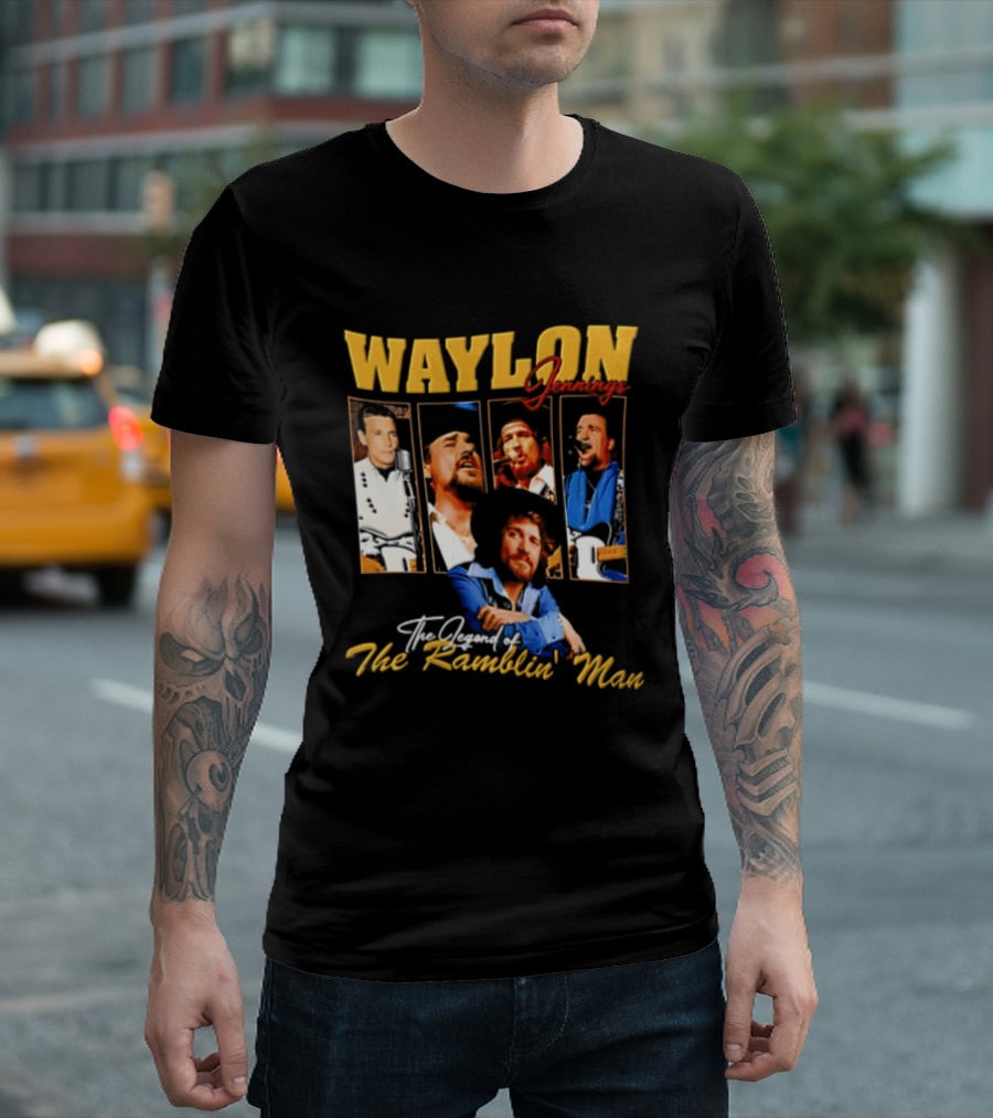 Waylon Jennings The Ramblin' Man T-Shirt