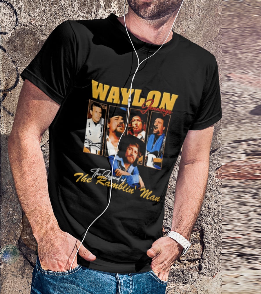 Waylon Jennings The Ramblin' Man T-Shirt