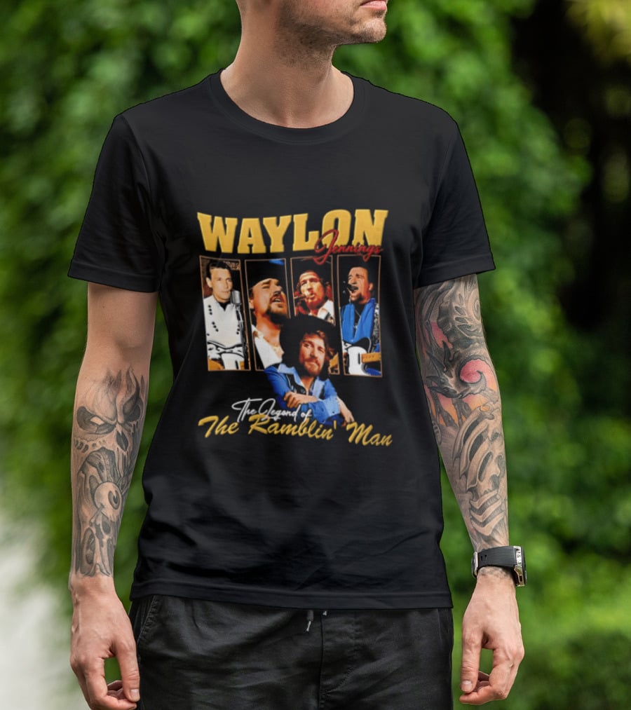 Waylon Jennings The Ramblin' Man T-Shirt