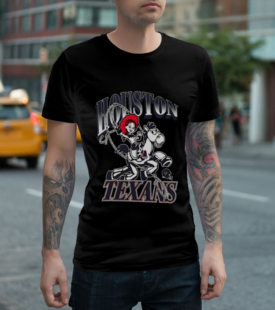 Jessie Toy Story Houston Texans Disney 2026 Cowboys T-Shirt