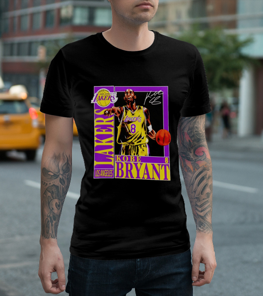 Los Angeles Lakers Kobe Bryant 8 NBA Basketball Legend T-Shirt