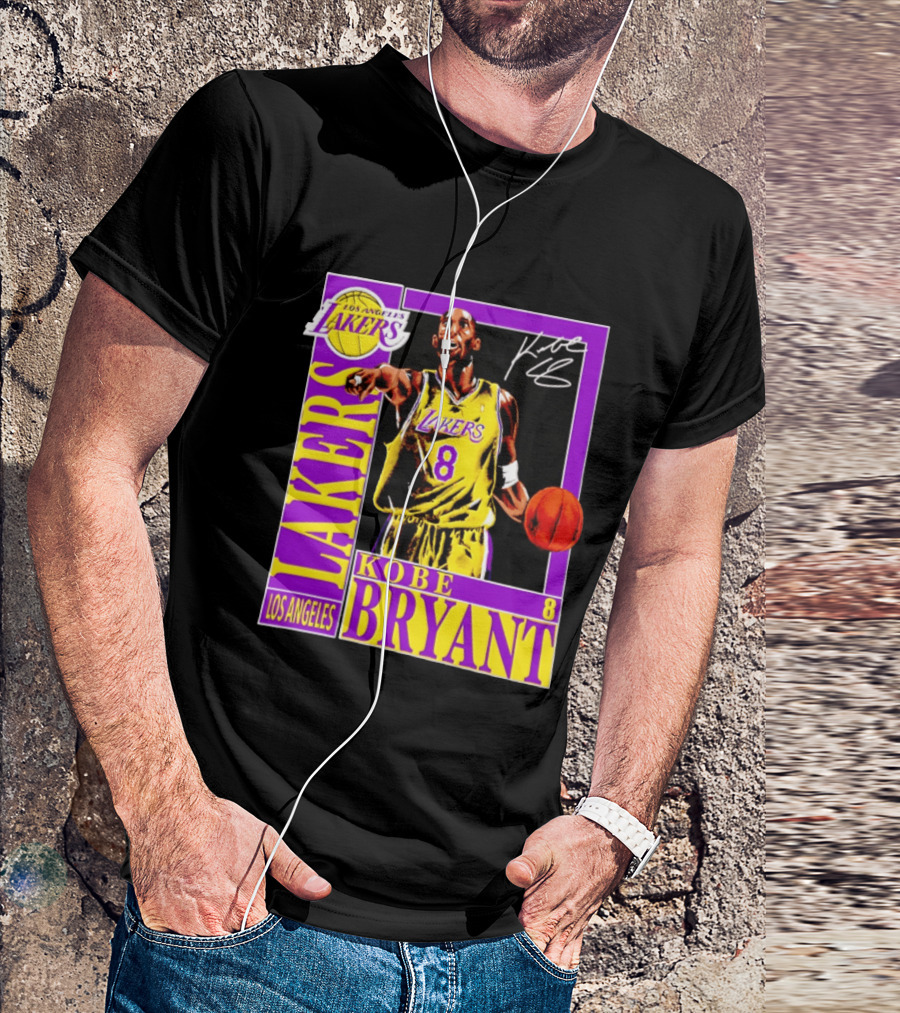Los Angeles Lakers Kobe Bryant 8 NBA Basketball Legend T-Shirt