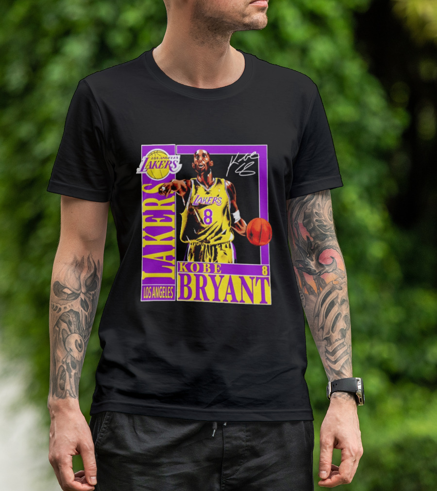 Los Angeles Lakers Kobe Bryant 8 NBA Basketball Legend T-Shirt