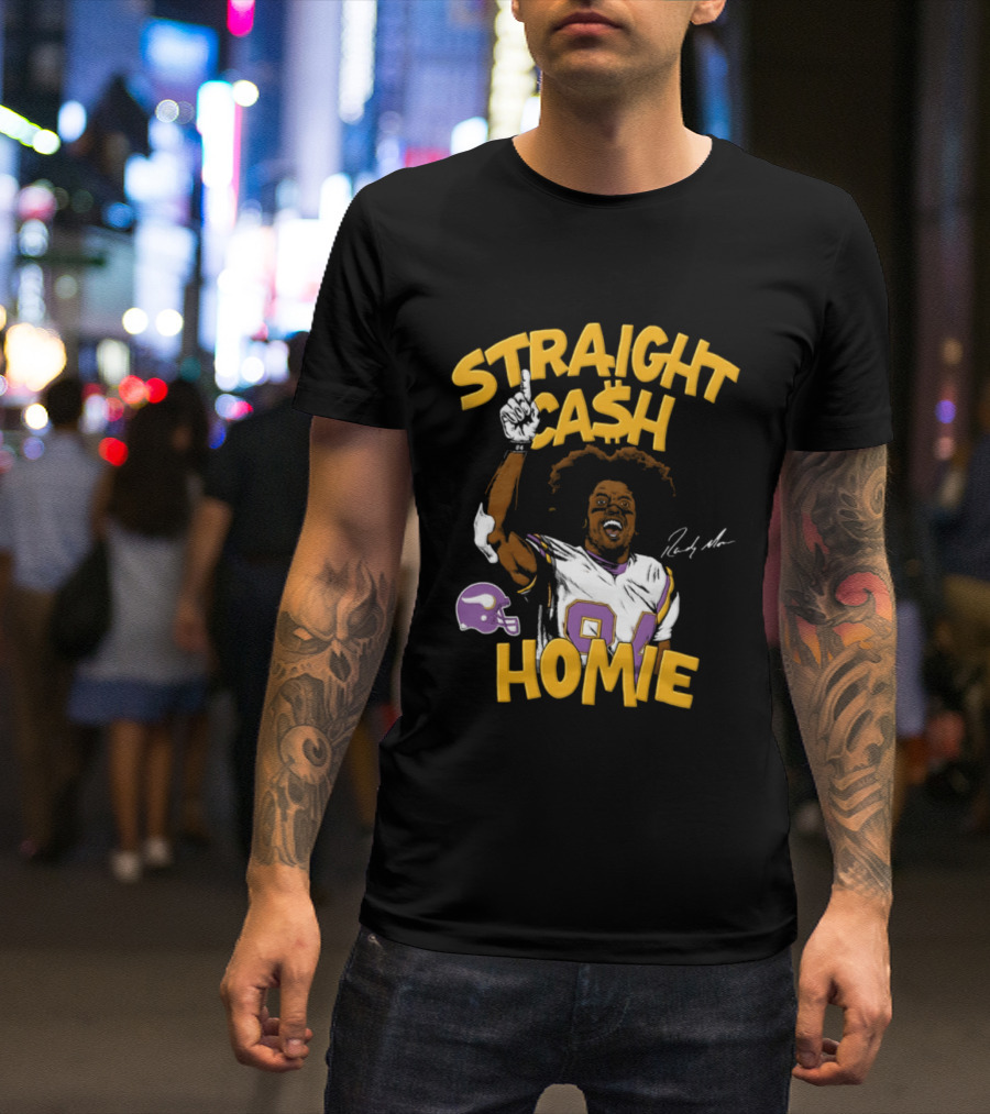 Straight Cash Homie Randy Moss Minnesota Vikings Football 84 NFL T-Shirt