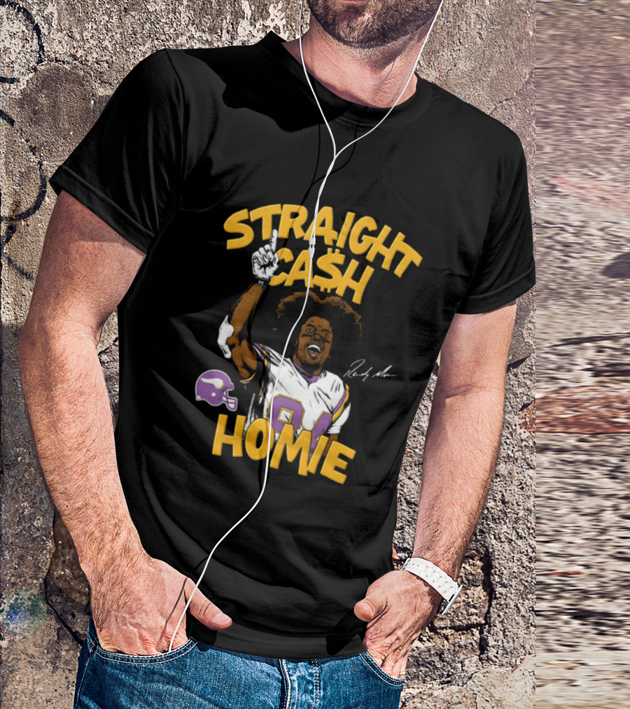 Straight Cash Homie Randy Moss Minnesota Vikings Football 84 NFL T-Shirt