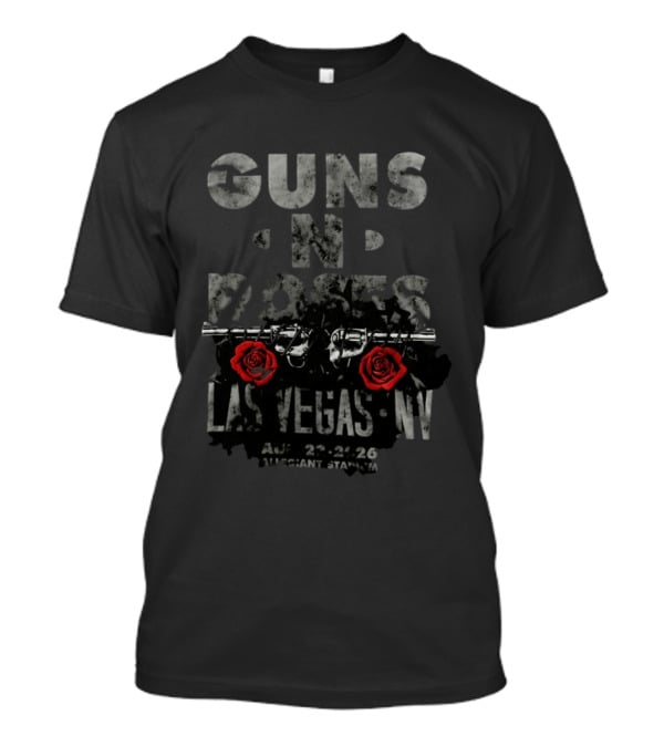 Guns N' Roses Las Vegas Allegiant Stadium August 22 24 2026 T-Shirt