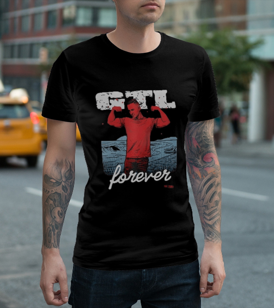 GTL Forever Michael Paul Sorrentino Est 2009 Flexing Muscles T-Shirt