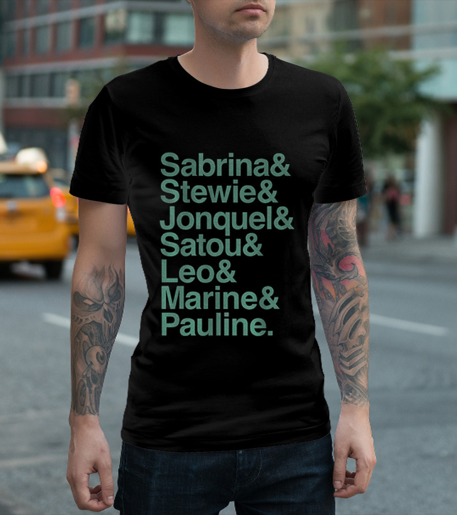 Sabrina Stewie Jonquel Satou Leo Marine Pauline New York Women's Basketball 2026 WNBA T-Shirt
