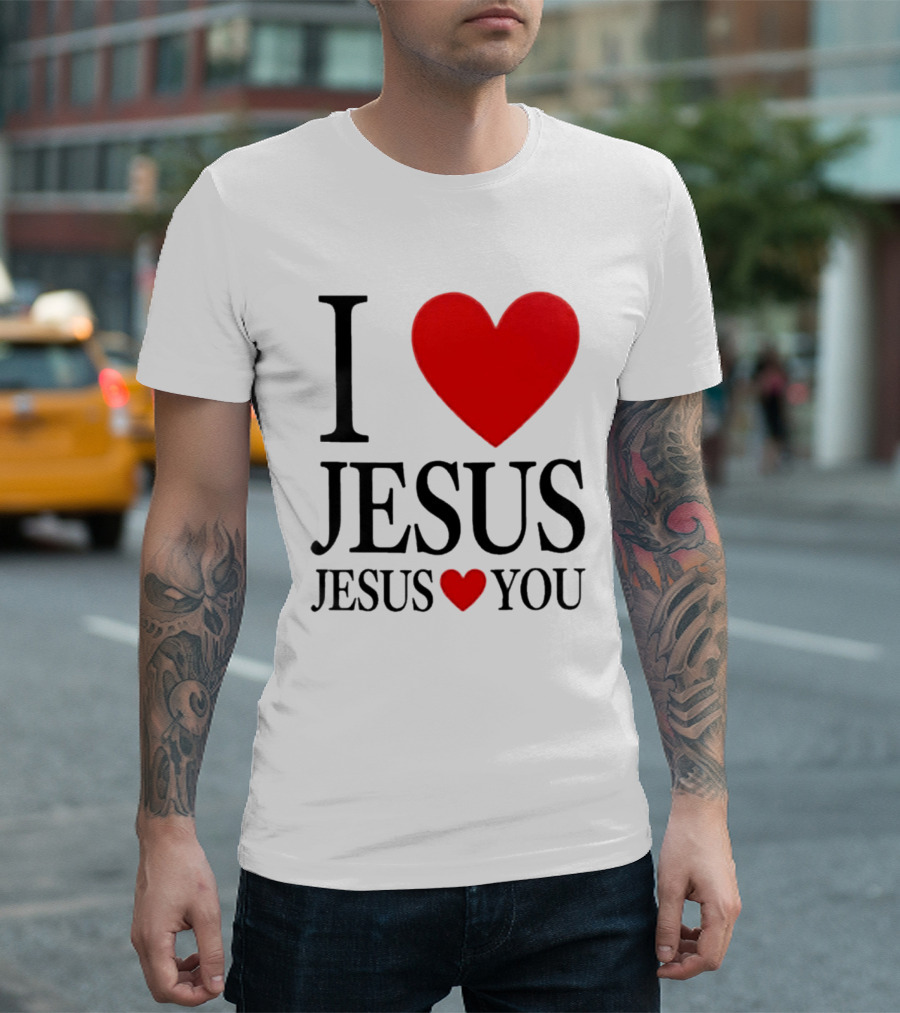 Cameron Dicker I Love Jesus Jesus Love You T-Shirt