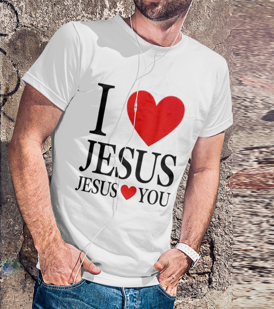Cameron Dicker I Love Jesus Jesus Love You T-Shirt