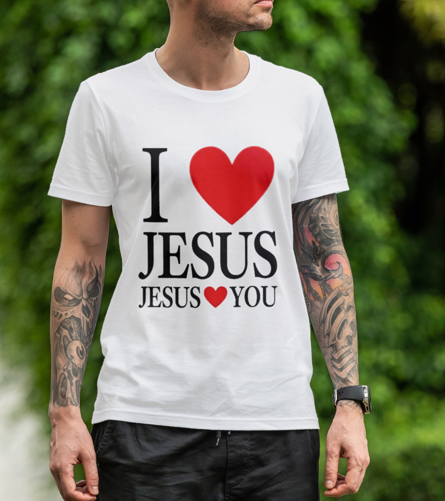 Cameron Dicker I Love Jesus Jesus Love You T-Shirt