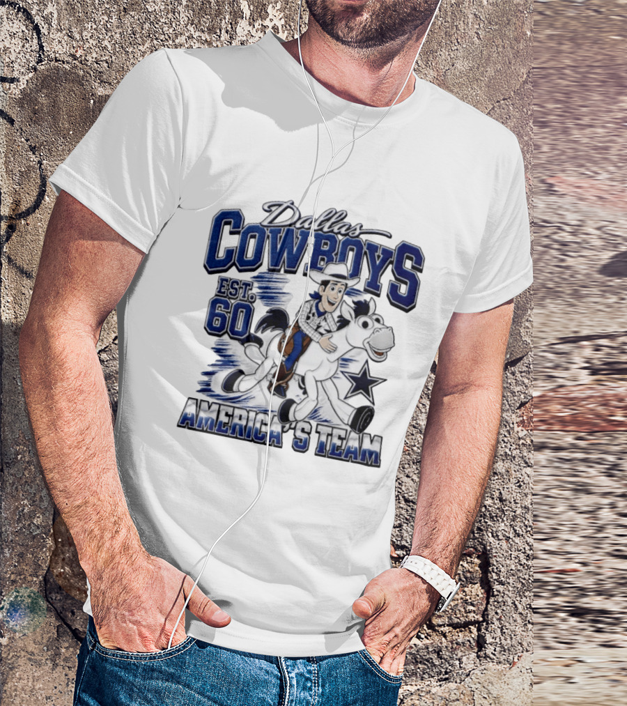 Dallas Cowboys Woody Bullseye Est. 60 America's Team T-Shirt