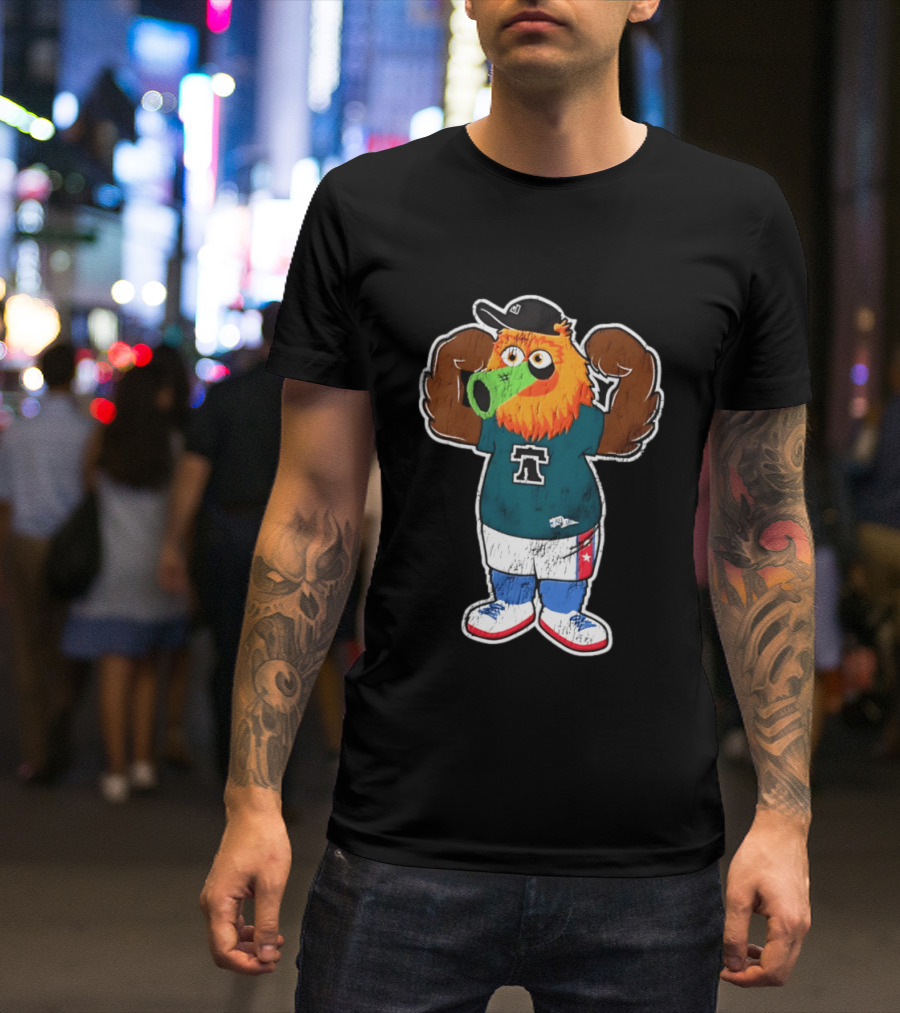 Philadelphia Flyers Gritty Liberty Bell Basketball T-Shirt