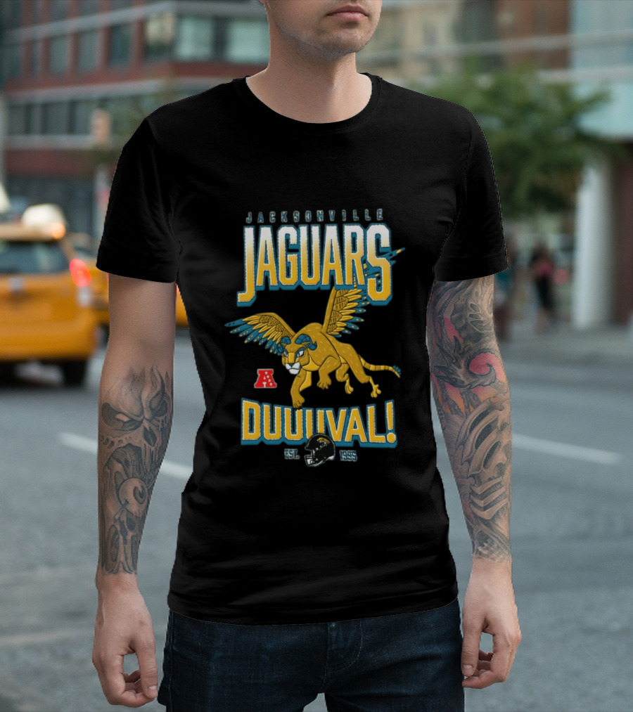 Jacksonville Jaguars Disney Pixar Alebrije Jacksonville Jaguars Duuuvall T-Shirt