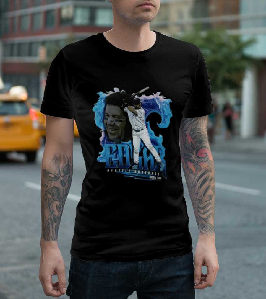Seattle Baseball Edgar 500 Level Wave T-Shirt