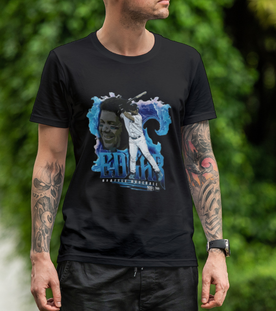 Seattle Baseball Edgar 500 Level Wave T-Shirt