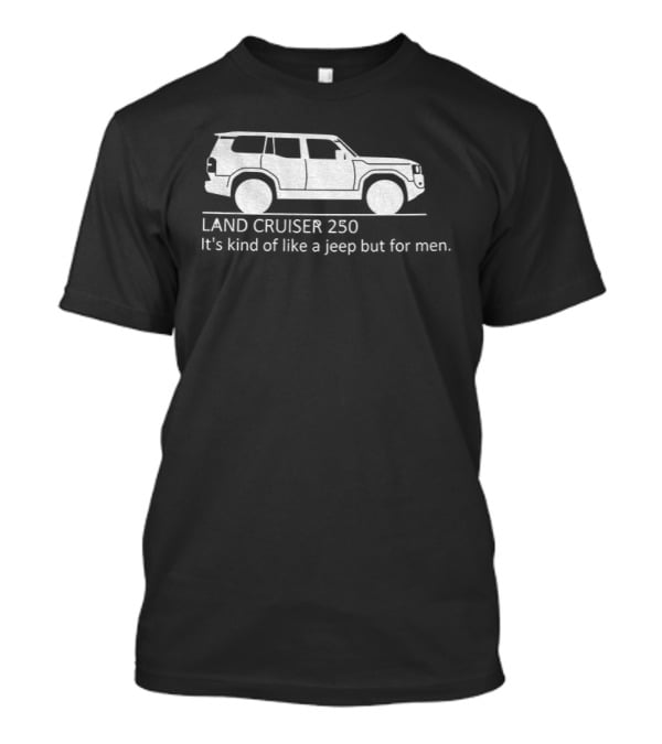 Toyota Land Cruiser 250 Men's Jeep Comparison T-Shirt