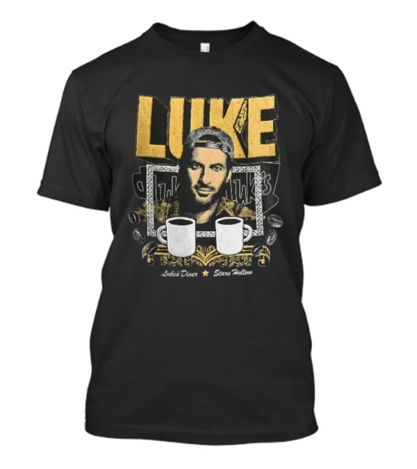 Luke's Diner Stars Hollow Backward Cap Coffee S Halftone Bootleg T-Shirt