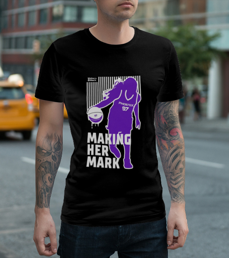 Phoenix Mercury WNBA Making Her Mark 97 T-Shirt