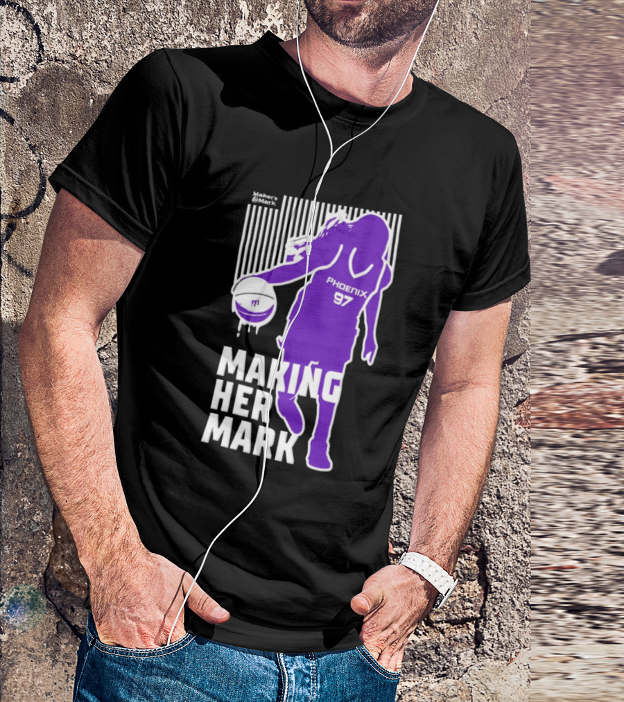 Phoenix Mercury WNBA Making Her Mark 97 T-Shirt