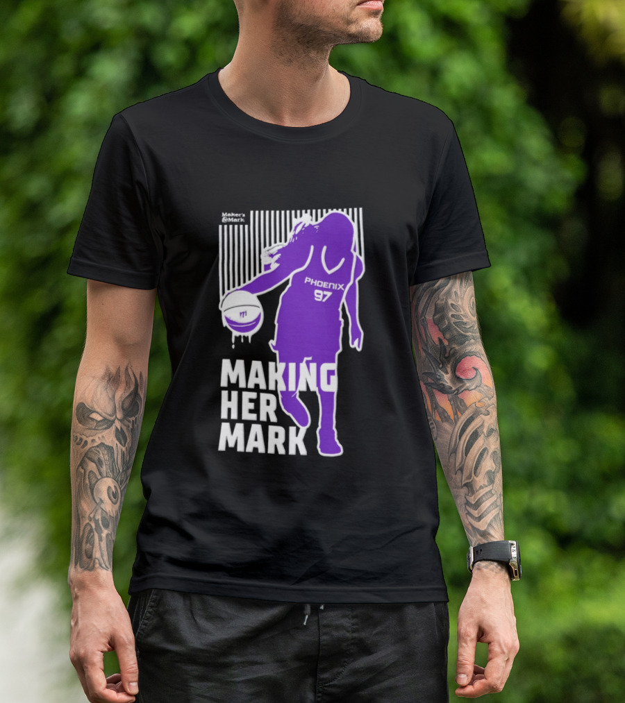 Phoenix Mercury WNBA Making Her Mark 97 T-Shirt