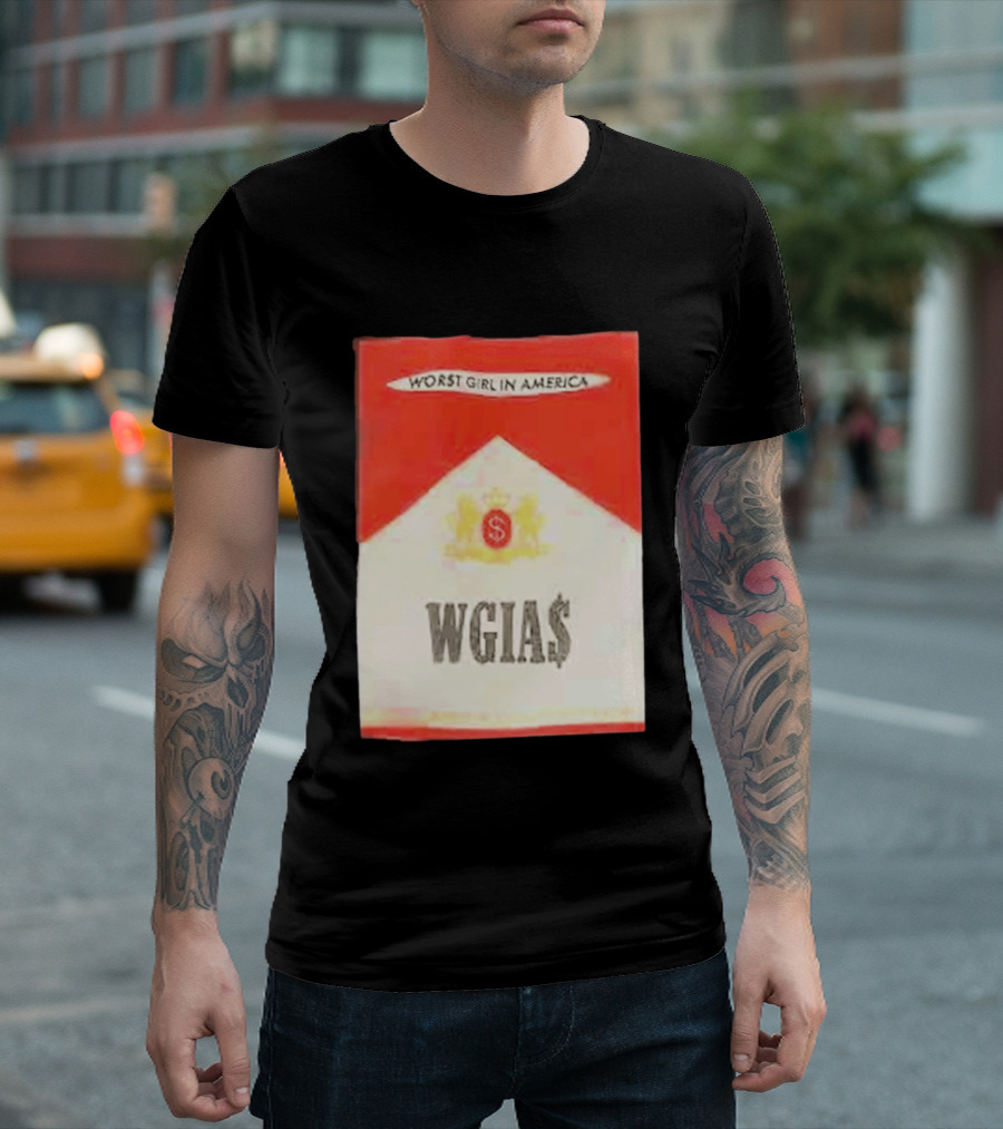 Slayyyter 2026 WGIA Tour Marlboro Parody Worst Girl In America T-Shirt