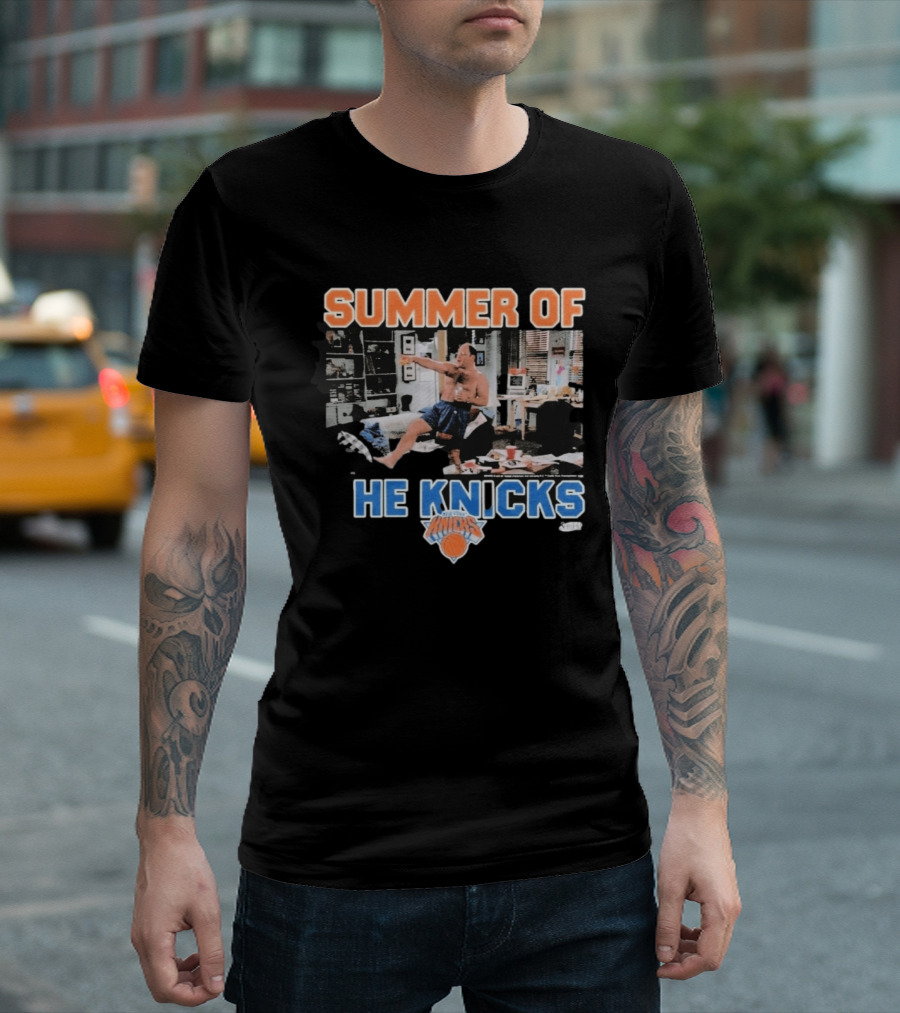 Summer Of He Knicks New York Basketball Fan Favorite 90s Nostalgia T-Shirt