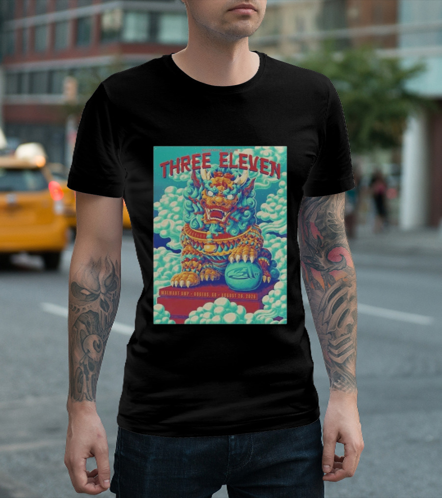 Three Eleven Concert Rogers AR Walmart AMP August 26 2026 Event Tiger Chinese T-Shirt