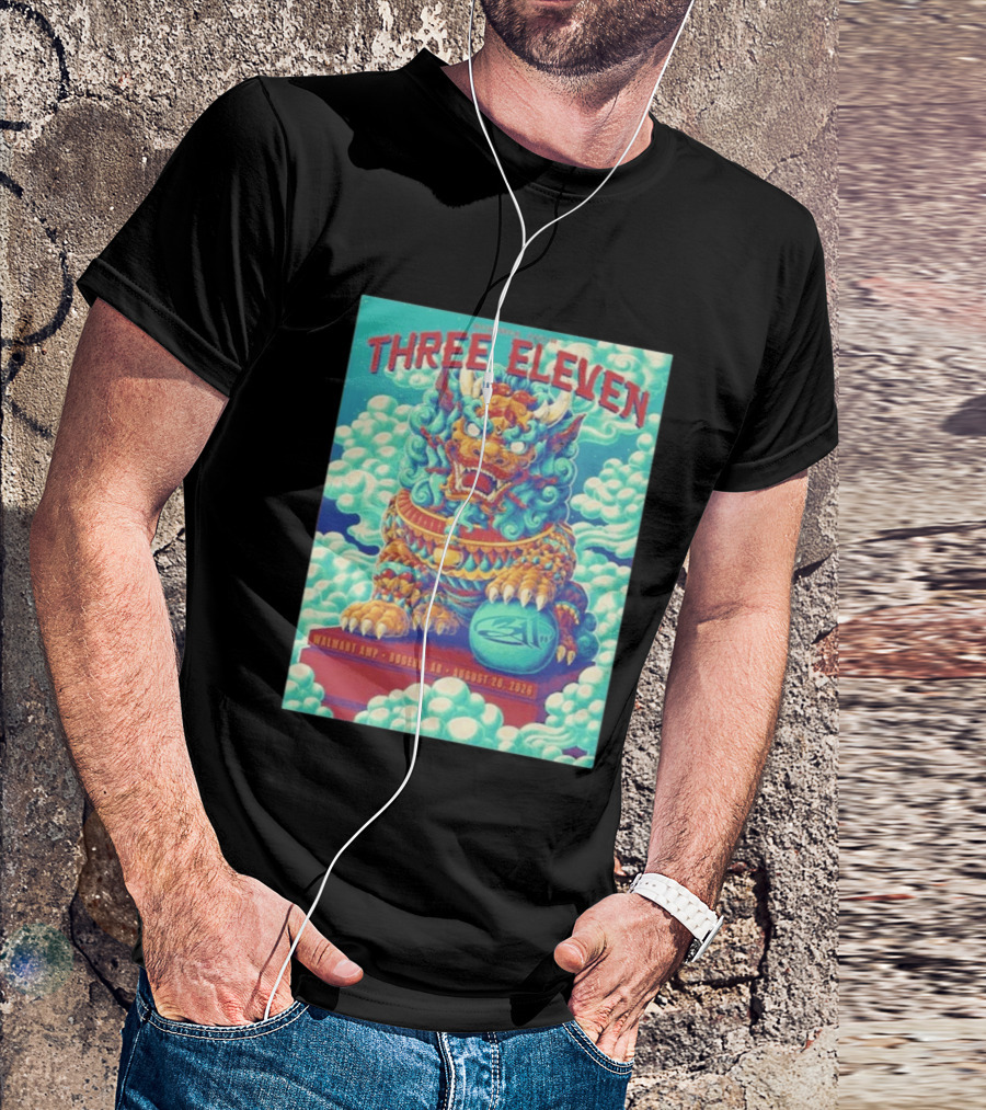 Three Eleven Concert Rogers AR Walmart AMP August 26 2026 Event Tiger Chinese T-Shirt