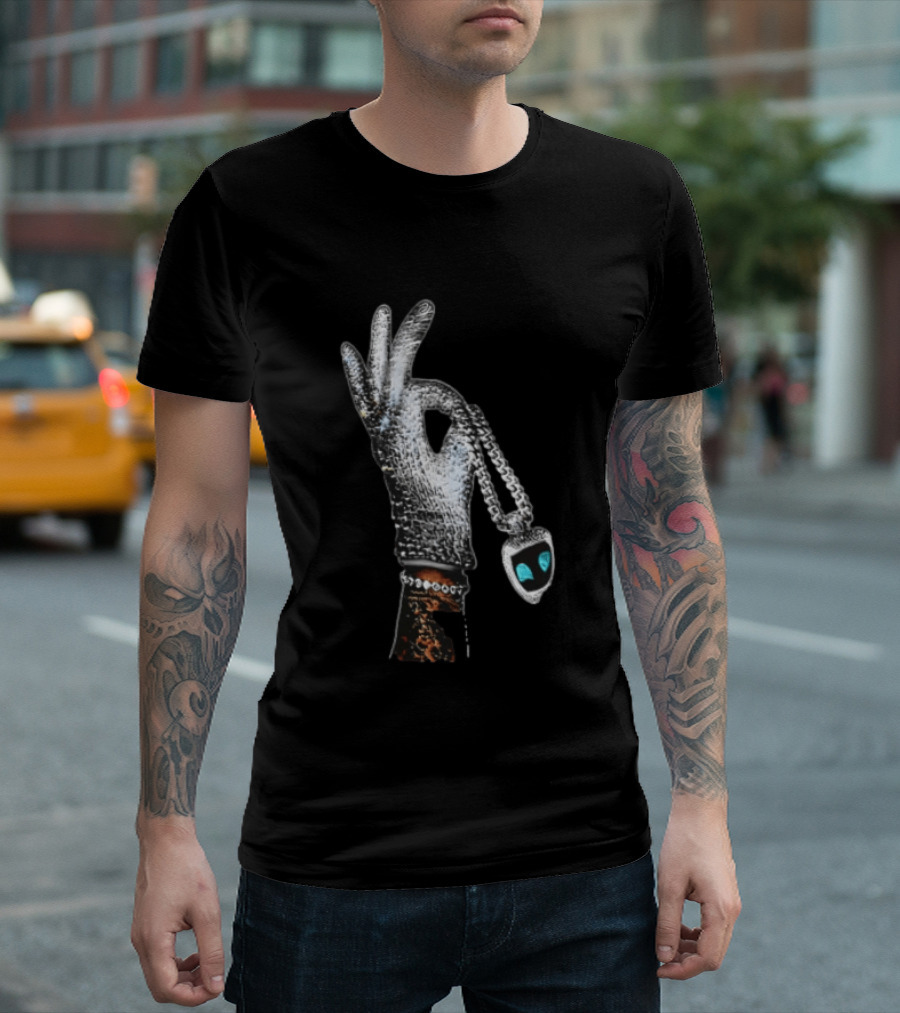 Drake Iceman Astro Bot Glove Necklace T-Shirt