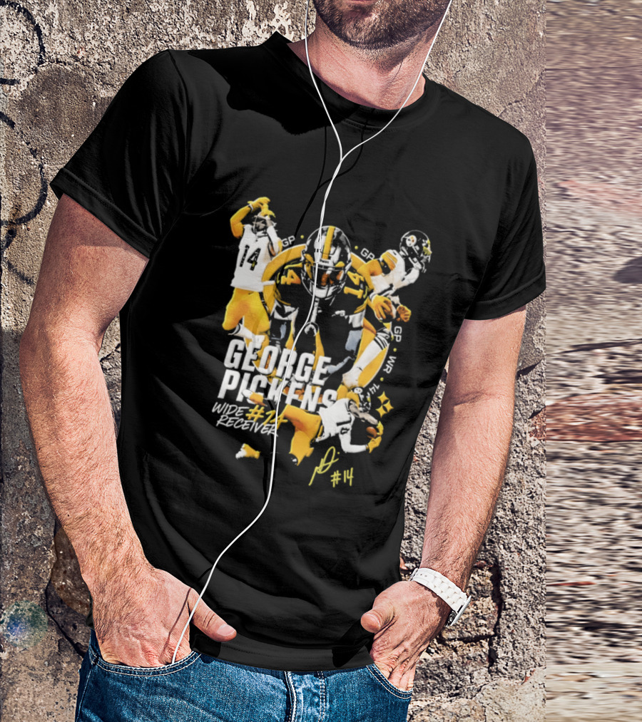George Pickens Wide Receiver #14 Pittsburgh Steelers Football #14 T-Shirt