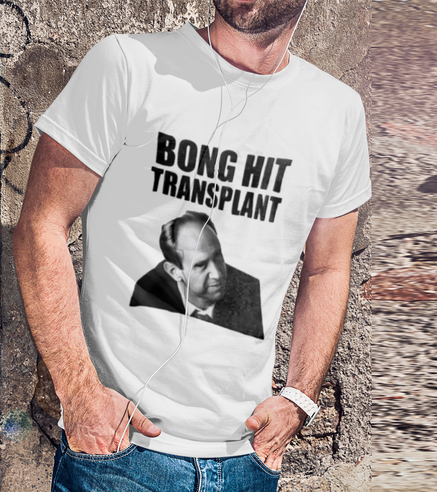 Bong Hit Transplant Joseph Morse Black And White Image T-Shirt