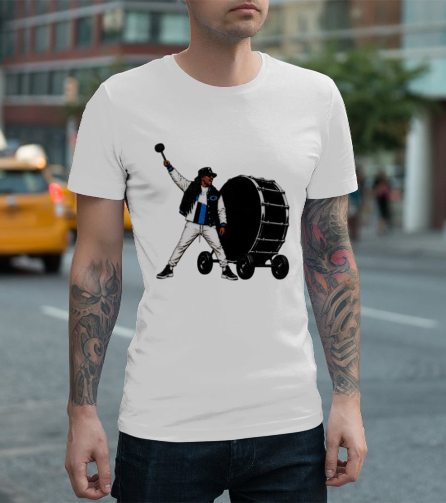 Carolina Panthers For The Culture Drummer Marching Band Fan Gear T-Shirt