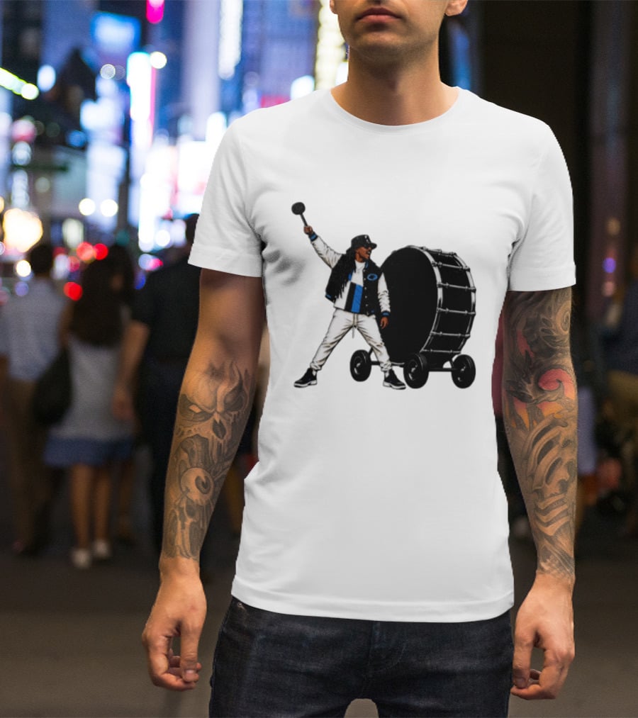 Carolina Panthers For The Culture Drummer Marching Band Fan Gear T-Shirt