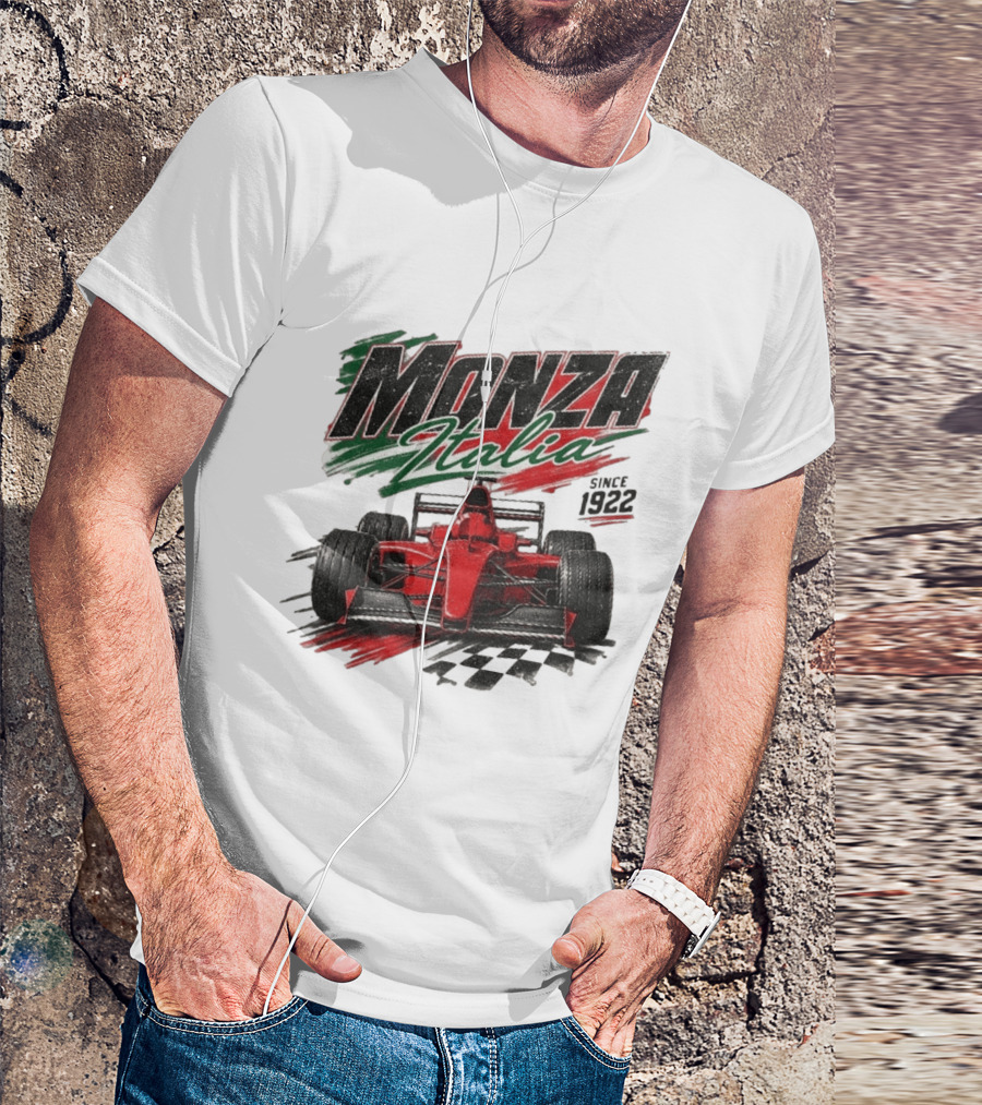 Monza Italia Racing Since 1922 Formula Car T-Shirt
