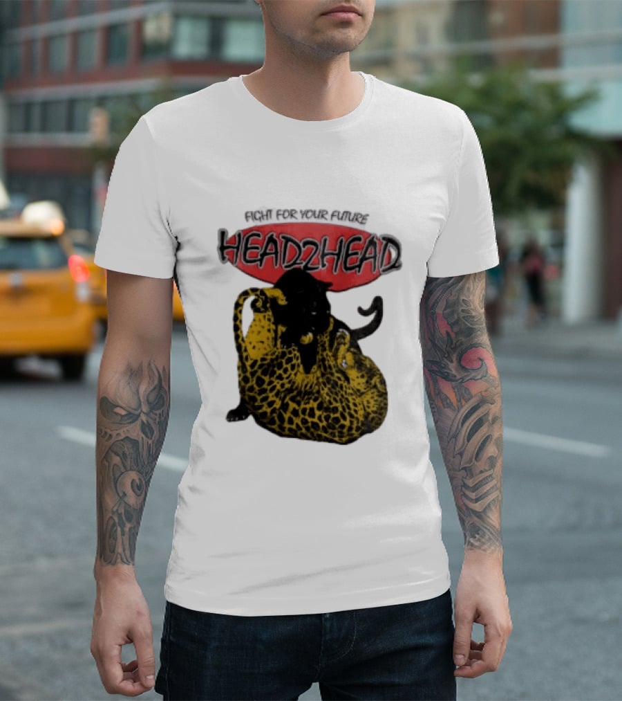Fight For Your Future Head2Head Panther And Leopard T-Shirt