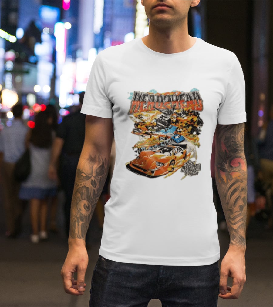 Head2Head Final Lap Racing Supercar Explosion Scene T-Shirt