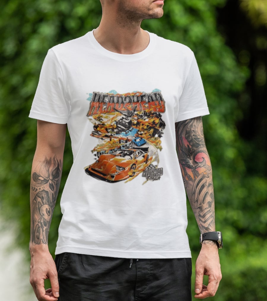 Head2Head Final Lap Racing Supercar Explosion Scene T-Shirt