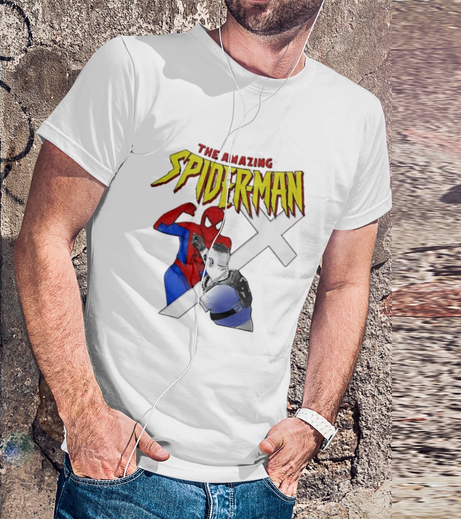 The Amazing Spider Man Vs Jake Lang Comic Style Showdown T-Shirt