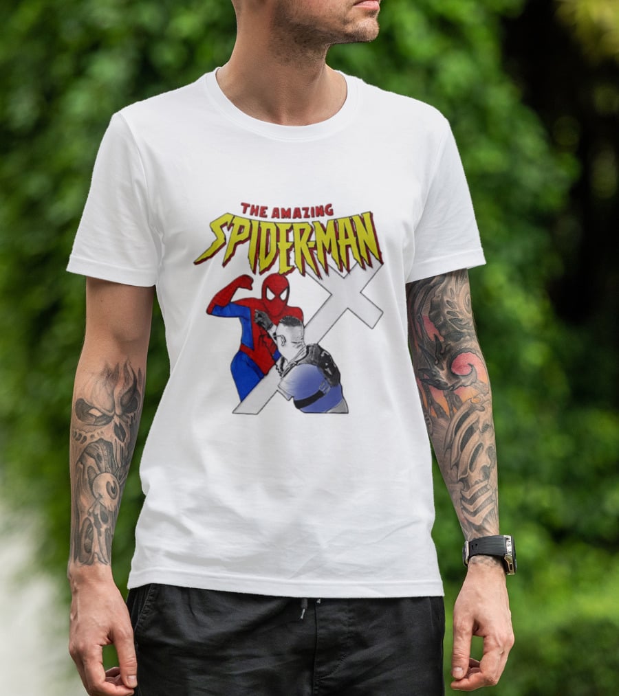 The Amazing Spider Man Vs Jake Lang Comic Style Showdown T-Shirt
