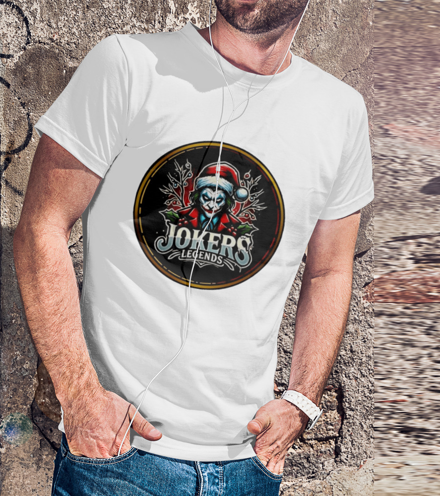 Jokers Legends Santa Hat Christmas T-Shirt
