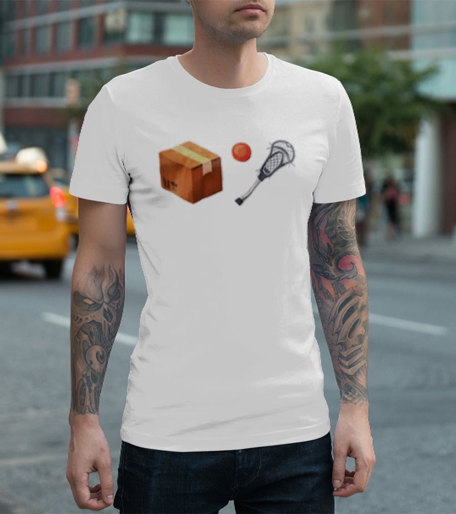 Lacrosse Stick Ball Box Package T-Shirt