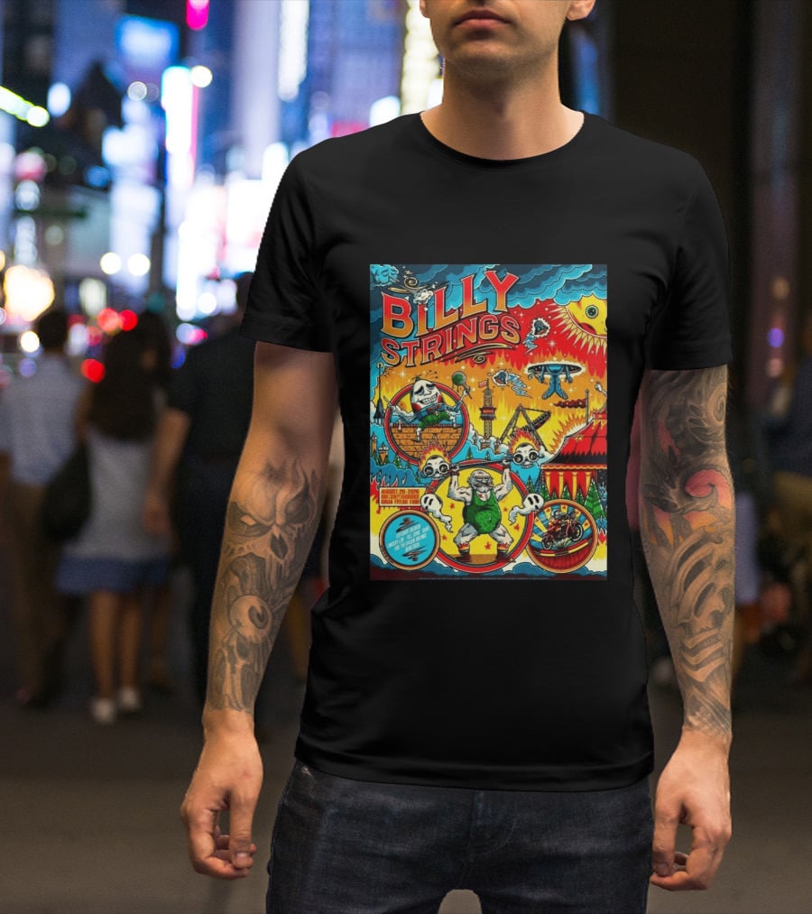 Billy Strings Ionia Freak Fair August 28 2026 Night 1 Ionia MI T-Shirt