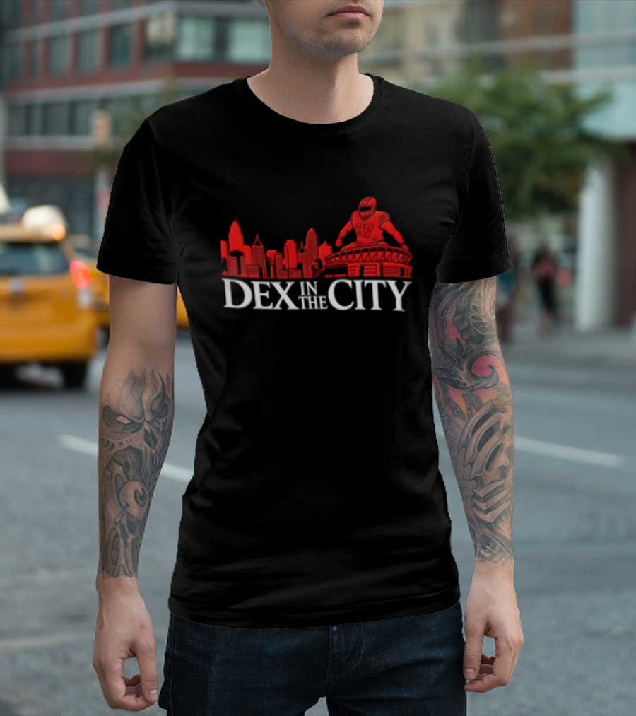 Dex In The City Football Skyline Adventure T-Shirt