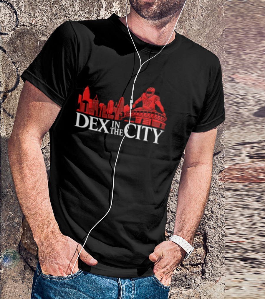 Dex In The City Football Skyline Adventure T-Shirt