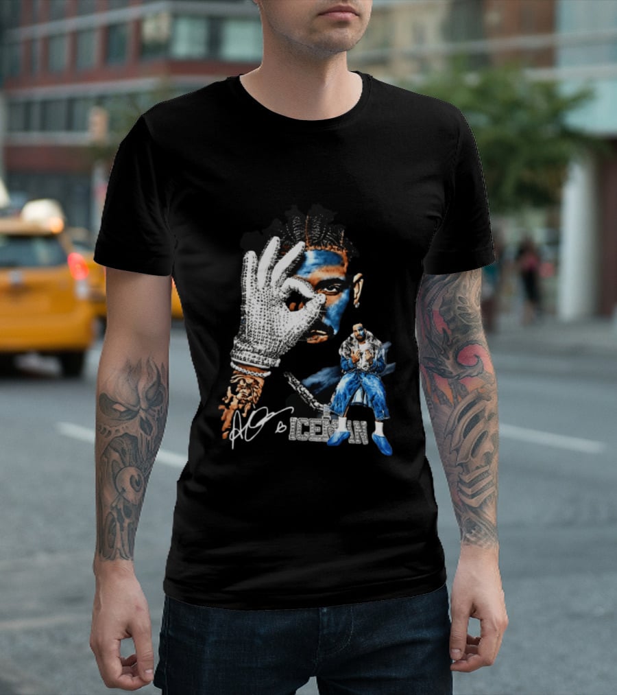 Drake Ice Man Brodie Signature Bling T-Shirt