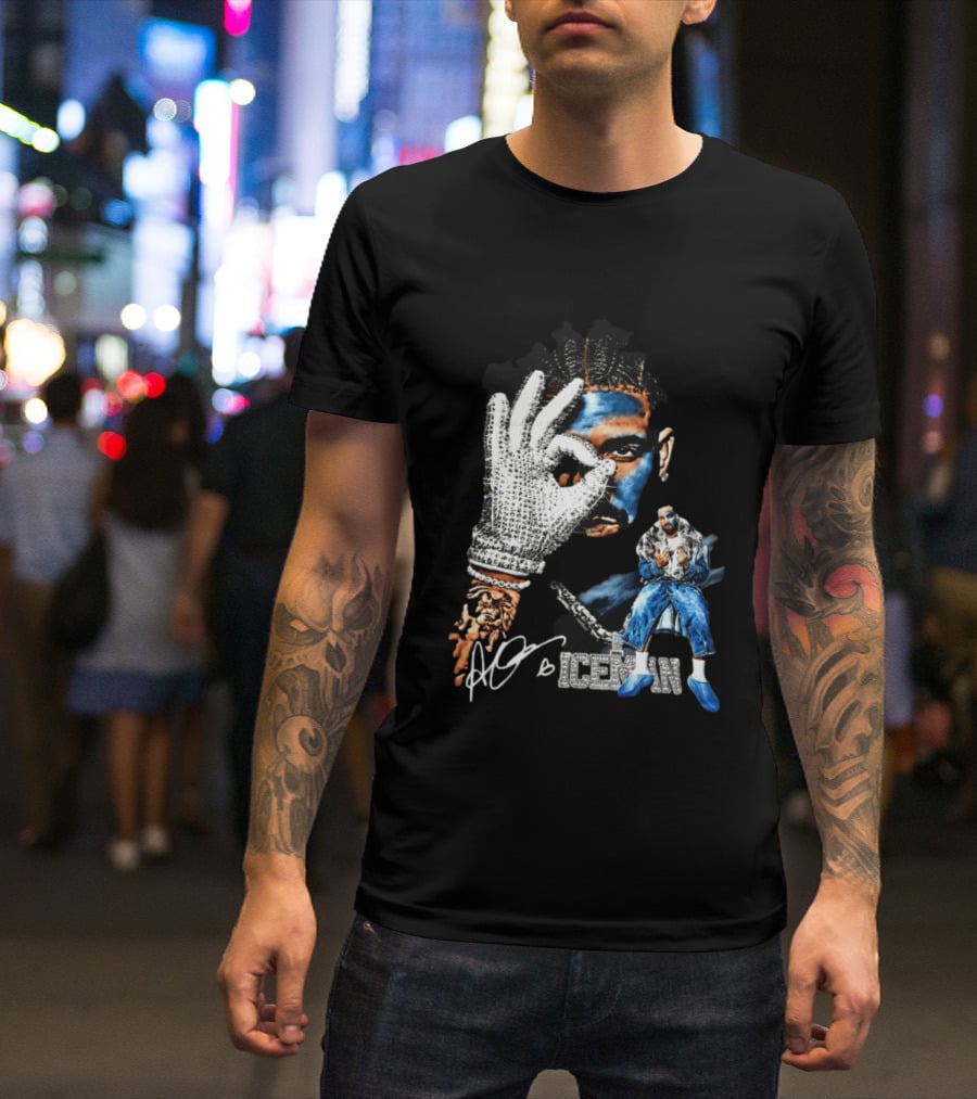 Drake Ice Man Brodie Signature Bling T-Shirt