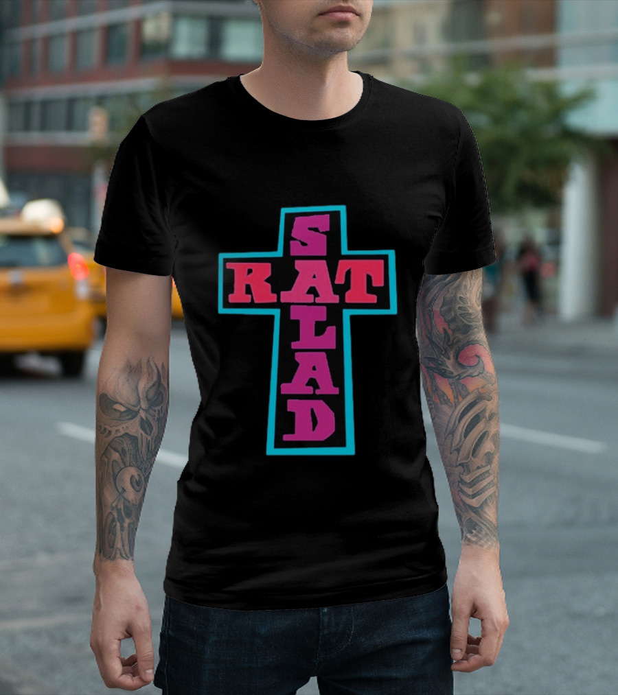 Grateful Sabbath Rat Salad Cross T-Shirt